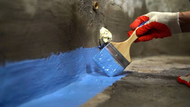 Commercial Waterproofing project at a Sylvania, AL business property by SJ Waterproofing Pros